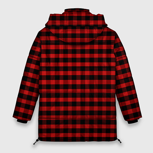 Женская зимняя куртка Senpai 00: Red Grid / 3D-Черный – фото 2