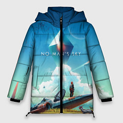 Куртка зимняя женская No Man’s Sky: Atlas Rises, цвет: 3D-красный