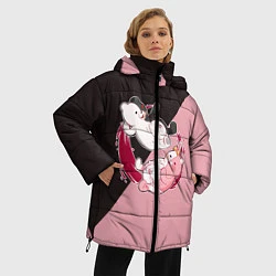 Куртка зимняя женская MONOKUMA X MONOMI, цвет: 3D-черный — фото 2