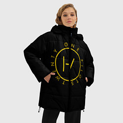 Куртка зимняя женская 21 Pilots: Light Logo, цвет: 3D-черный — фото 2