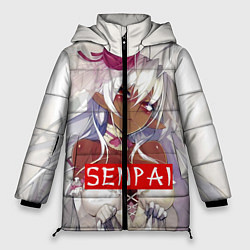 Куртка зимняя женская Senpai: White Girl, цвет: 3D-черный