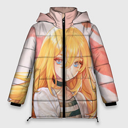Куртка зимняя женская Satsuriku no Tenshi, цвет: 3D-светло-серый