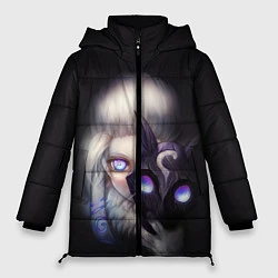 Куртка зимняя женская Некромантия, цвет: 3D-черный