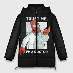 Куртка зимняя женская Zoidberg: Trust Me, цвет: 3D-красный