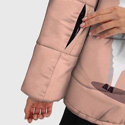 Куртка зимняя женская Живешь один раз, цвет: 3D-черный — фото 2