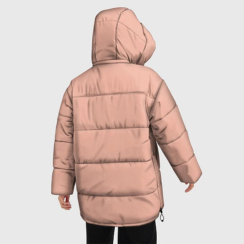 Женская зимняя куртка Живешь один раз / 3D-Светло-серый – фото 4