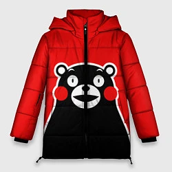 Куртка зимняя женская Kumamon Smile, цвет: 3D-черный