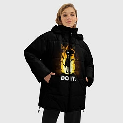 Куртка зимняя женская Disenchantment: Do it, цвет: 3D-черный — фото 2