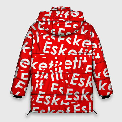 Женская зимняя куртка Esketit Pattern / 3D-Черный – фото 2