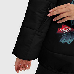 Куртка зимняя женская Приручи меня, цвет: 3D-черный — фото 2