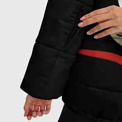 Куртка зимняя женская Лицо Ниблера, цвет: 3D-черный — фото 2