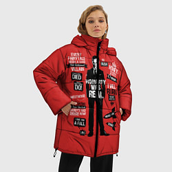 Куртка зимняя женская Мориарти, цвет: 3D-красный — фото 2