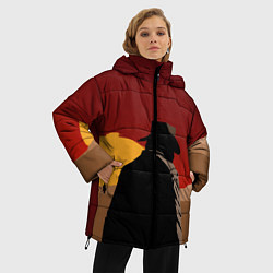 Куртка зимняя женская RDR 2: Dark Man, цвет: 3D-светло-серый — фото 2