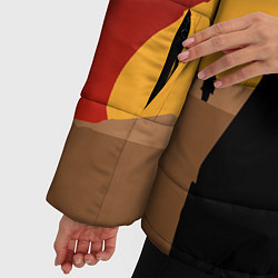 Куртка зимняя женская RDR 2: Dark Man, цвет: 3D-красный — фото 2