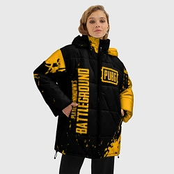 Куртка зимняя женская PUBG: Black Fashion, цвет: 3D-черный — фото 2