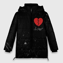 Куртка зимняя женская Lil Peep: Broken Heart, цвет: 3D-черный