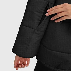 Куртка зимняя женская Агент 47, цвет: 3D-черный — фото 2