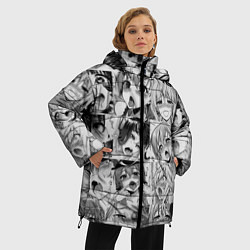 Куртка зимняя женская Ahegao Babes, цвет: 3D-черный — фото 2