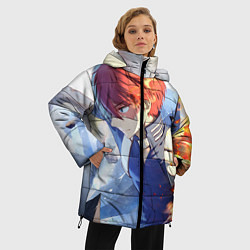 Куртка зимняя женская Моя геройская академия Шото, цвет: 3D-черный — фото 2