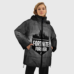 Куртка зимняя женская FORTNITE FOREVER, цвет: 3D-черный — фото 2