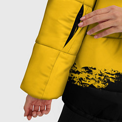 Куртка зимняя женская 21 Pilots: Yellow Logo, цвет: 3D-черный — фото 2