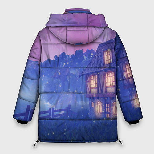 Женская зимняя куртка Stranger Things: Magic House / 3D-Черный – фото 2