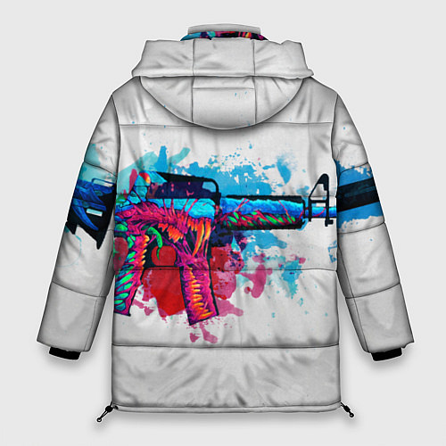 Женская зимняя куртка CS:GO Hyper Beast M16 / 3D-Черный – фото 2