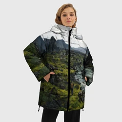 Куртка зимняя женская Death Stranding: Green World, цвет: 3D-светло-серый — фото 2