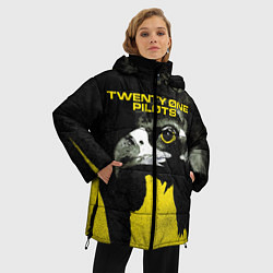 Куртка зимняя женская TOP: Trench, цвет: 3D-черный — фото 2