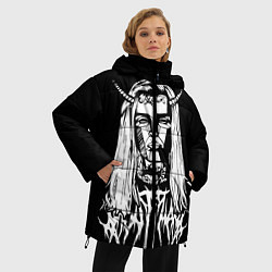 Куртка зимняя женская Ghostemane: Devil, цвет: 3D-светло-серый — фото 2