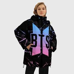 Куртка зимняя женская BTS: Love Yourself, цвет: 3D-черный — фото 2