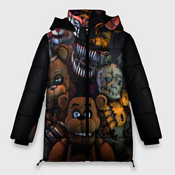 Куртка зимняя женская Five Nights at Freddy's, цвет: 3D-светло-серый
