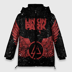 Куртка зимняя женская Linkin Park: Red Airs, цвет: 3D-светло-серый