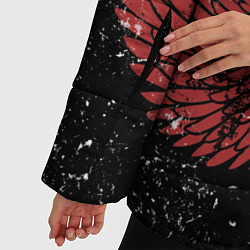 Куртка зимняя женская Linkin Park: Red Airs, цвет: 3D-красный — фото 2