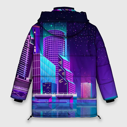 Женская зимняя куртка Neon Nights / 3D-Черный – фото 2