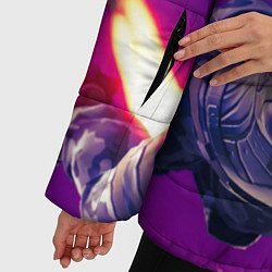 Куртка зимняя женская Fortnite: Cyborg Fly, цвет: 3D-черный — фото 2