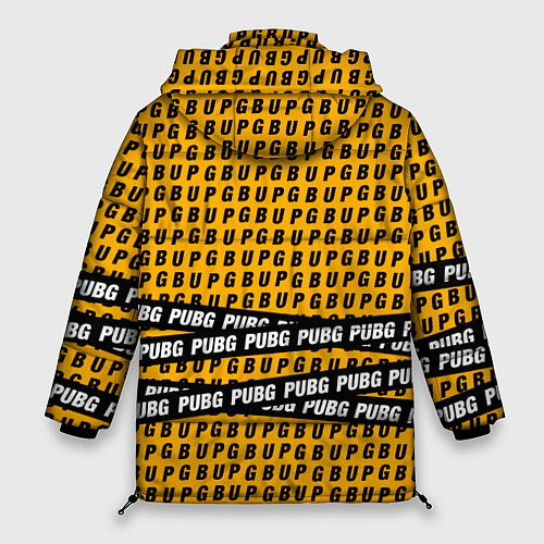 Женская зимняя куртка PUBG Life: Yellow Style / 3D-Черный – фото 2