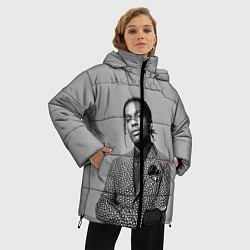 Куртка зимняя женская ASAP Rocky: Grey Fashion, цвет: 3D-красный — фото 2