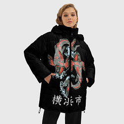 Куртка зимняя женская Иокогама, цвет: 3D-светло-серый — фото 2