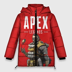 Куртка зимняя женская Apex Legends: Red Caustic, цвет: 3D-красный