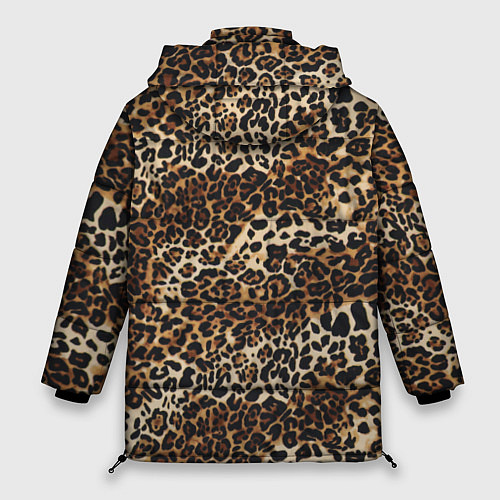 Женская зимняя куртка Шкура леопарда / 3D-Черный – фото 2
