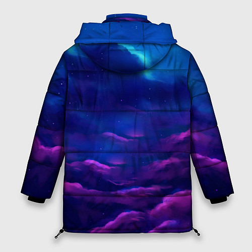 Женская зимняя куртка Неоновая фурия / 3D-Черный – фото 2