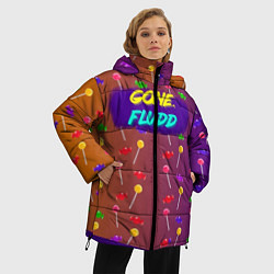 Куртка зимняя женская Gone Fludd art 5, цвет: 3D-светло-серый — фото 2