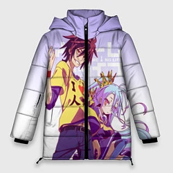 Куртка зимняя женская No Game No Life, цвет: 3D-черный