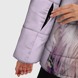 Куртка зимняя женская Billie Eilish: Bored, цвет: 3D-черный — фото 2
