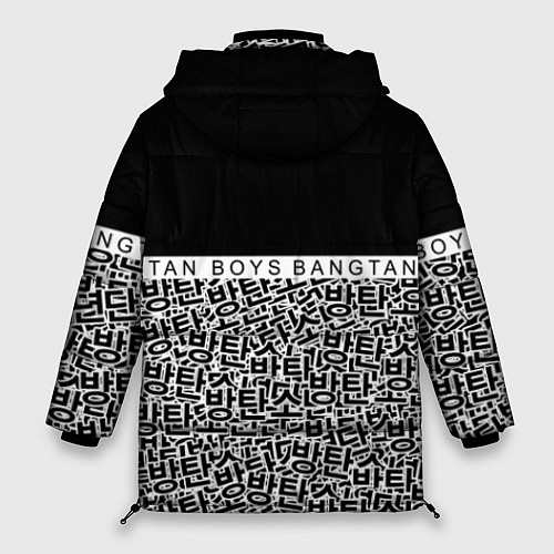 Женская зимняя куртка BTS: Bangtan Boys / 3D-Черный – фото 2
