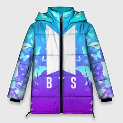 Женская зимняя куртка BTS: Violet Butterflies