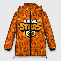 Женская зимняя куртка Brawl Stars: Orange Team