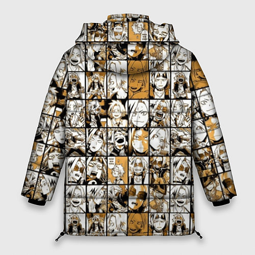 Женская зимняя куртка BOKU NO HERO ACADEMIA MHA МОЯ ГЕРОЙСКАЯ АКАДЕМИЯ / 3D-Черный – фото 2