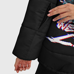 Куртка зимняя женская Cyberpunk 2077: City to Burn, цвет: 3D-черный — фото 2